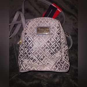 Brand New with tags Iconic Tommy Hilfiger Gray shoulder bag